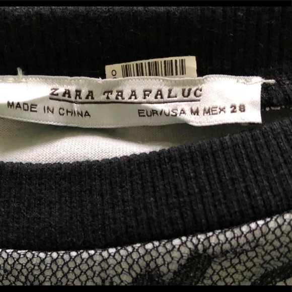 Zara Black Lace Shirt Dress - Picture 2 of 4